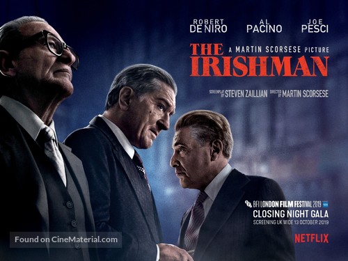 The Irishman - British Movie Poster