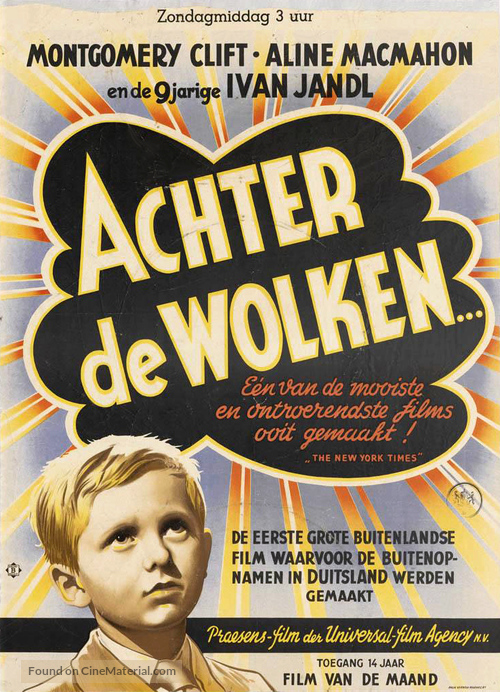 The Search - Dutch Movie Poster