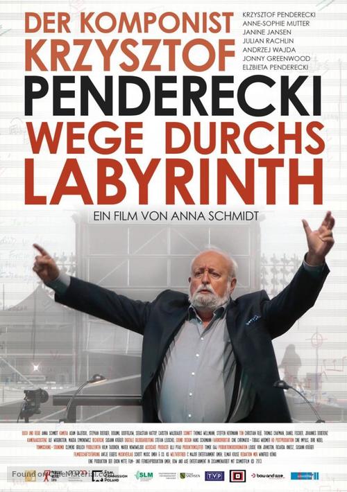 Wege Durchs Labyrinth - Der Komponist Krzysztof Penderecki - German Movie Poster