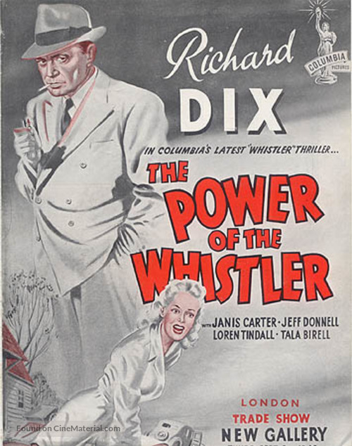 The Power of the Whistler - British Movie Poster