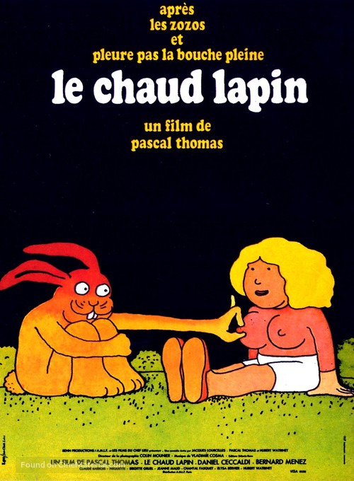 Le chaud lapin - French Movie Poster