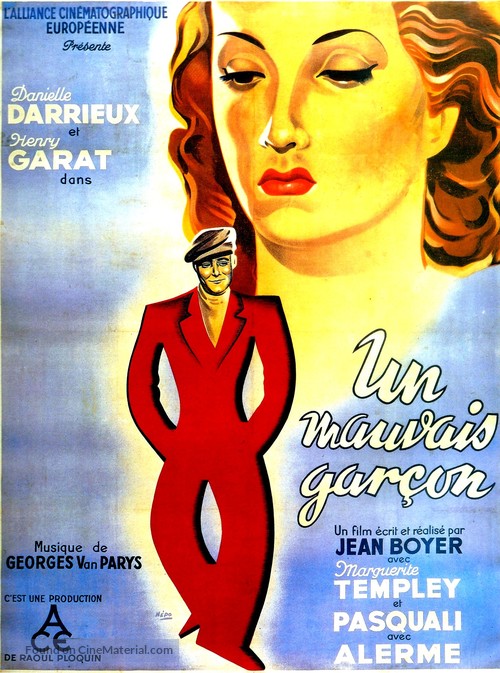 Un mauvais gar&ccedil;on - French Movie Poster