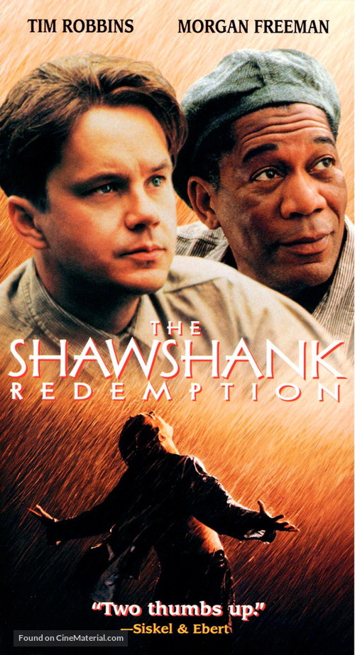 The Shawshank Redemption - VHS movie cover