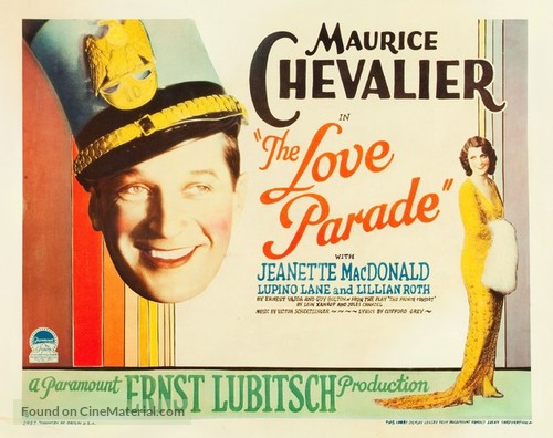 The Love Parade - Movie Poster