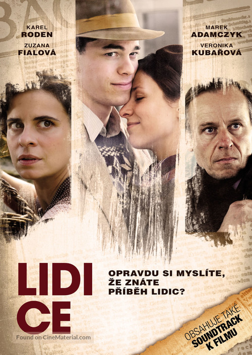 Lidice - Czech DVD movie cover