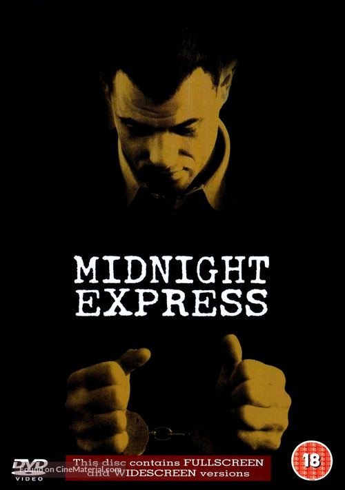 Midnight Express - British DVD movie cover