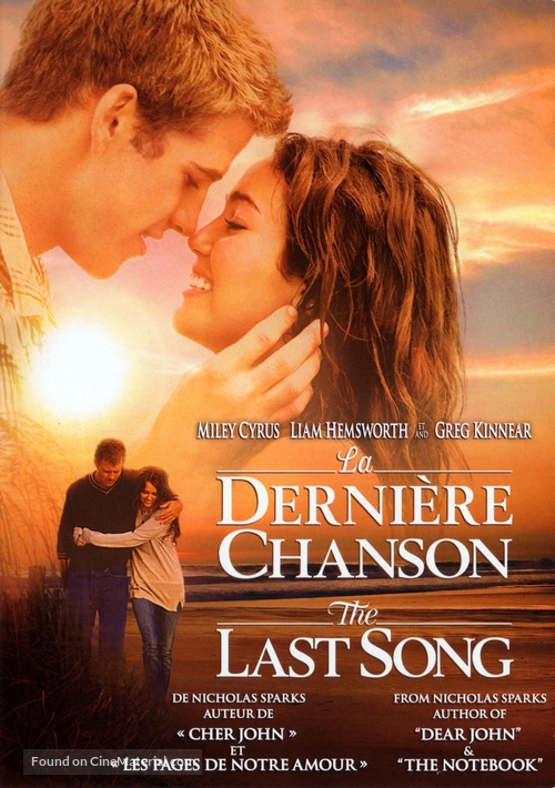 The Last Song - Canadian Movie Cover