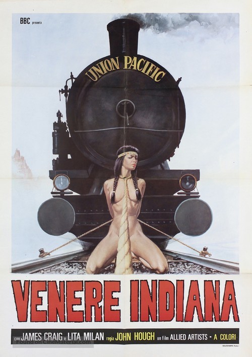 Naked in the Sun - Italian Movie Poster