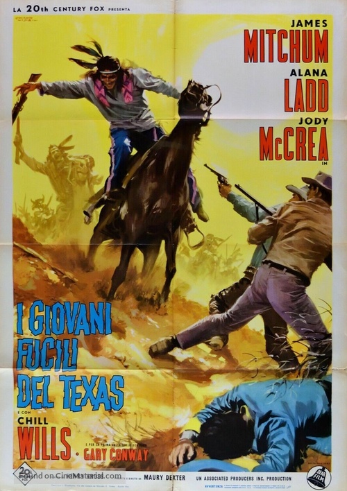 Young Guns of Texas - Italian Movie Poster