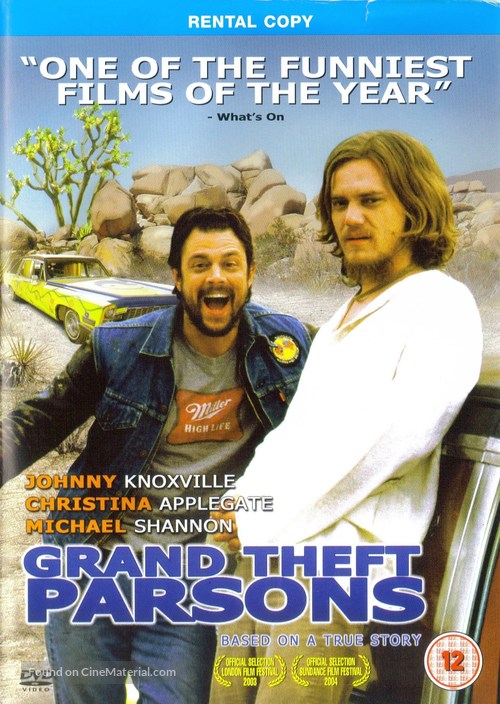 Grand Theft Parsons - British DVD movie cover