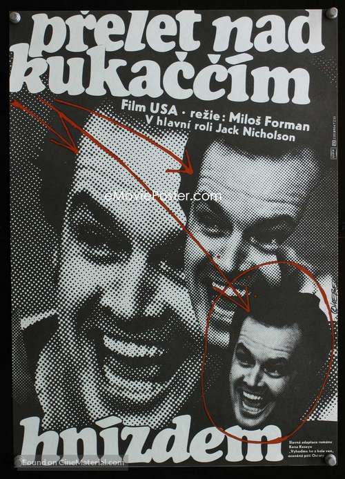 One Flew Over the Cuckoo&#039;s Nest - Czech Movie Poster