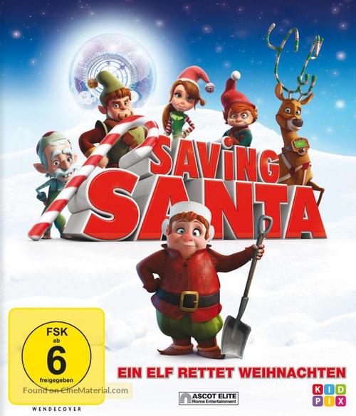 Saving Santa - German Blu-Ray movie cover