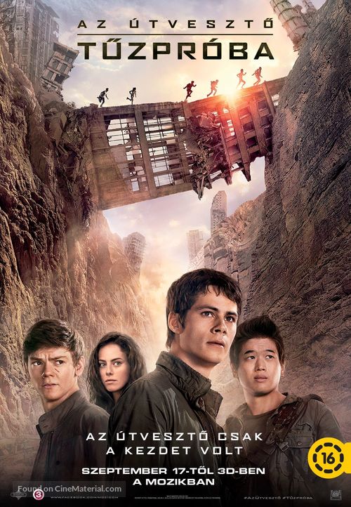 Maze Runner: The Scorch Trials - Hungarian Movie Poster