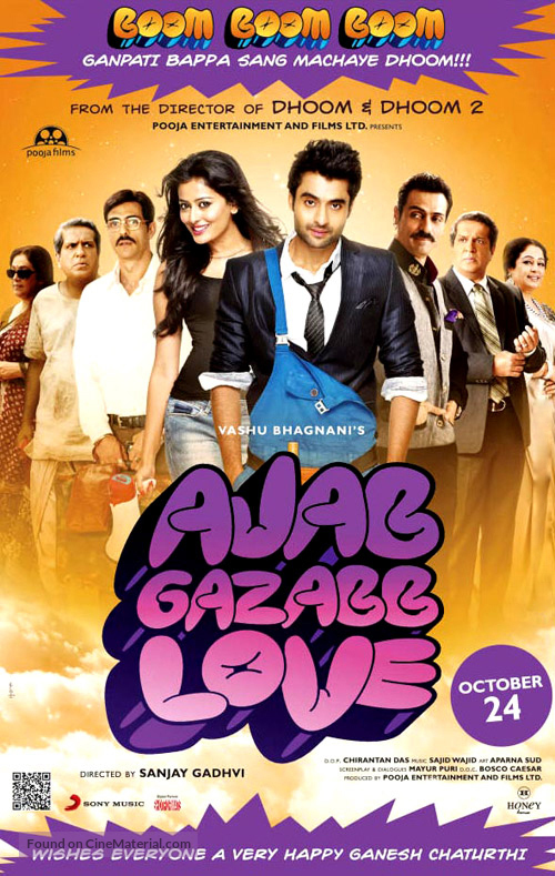 Ajab Gazabb Love - Indian Movie Poster