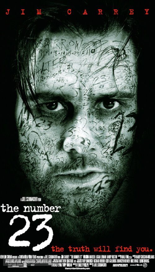 The Number 23 - Danish Movie Poster