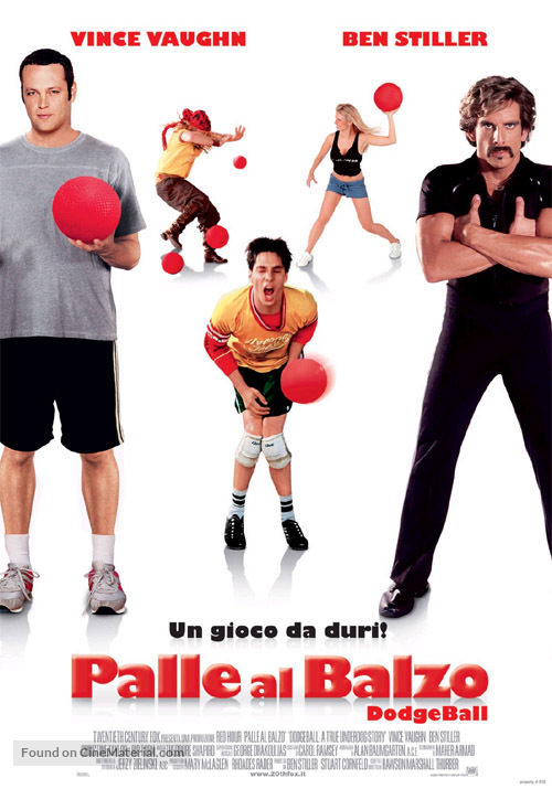Dodgeball: A True Underdog Story - Italian Movie Poster