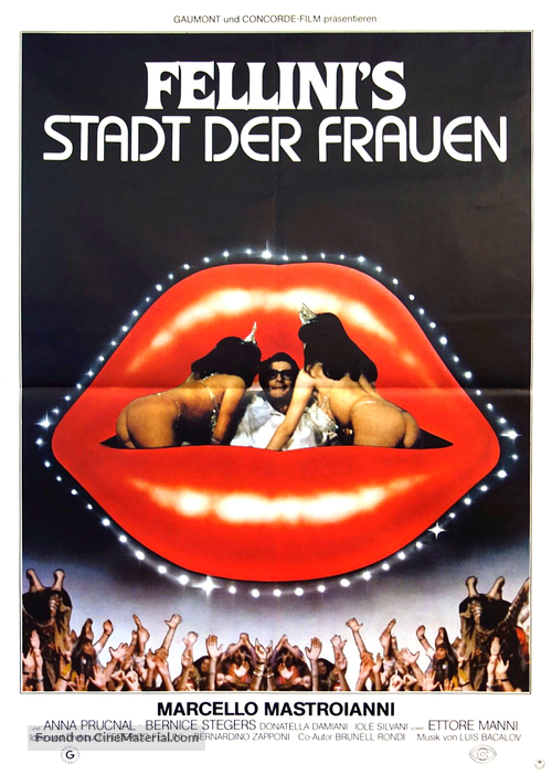 La citt&agrave; delle donne - German Movie Poster