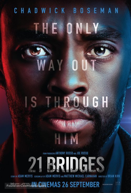 21 Bridges - Malaysian Movie Poster