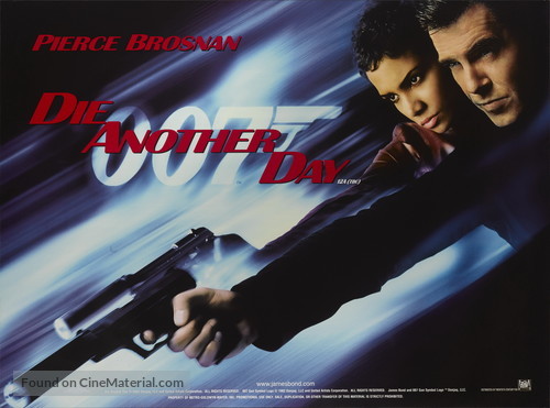 Die Another Day - British Movie Poster