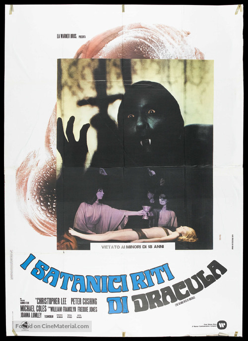 The Satanic Rites of Dracula - Italian Movie Poster