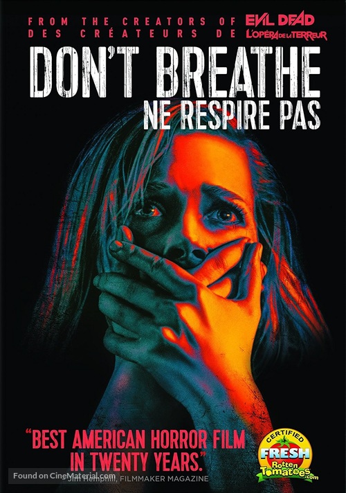 Don&#039;t Breathe - Canadian Movie Cover