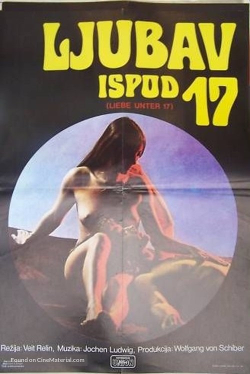 Liebe unter siebzehn - Yugoslav Movie Poster