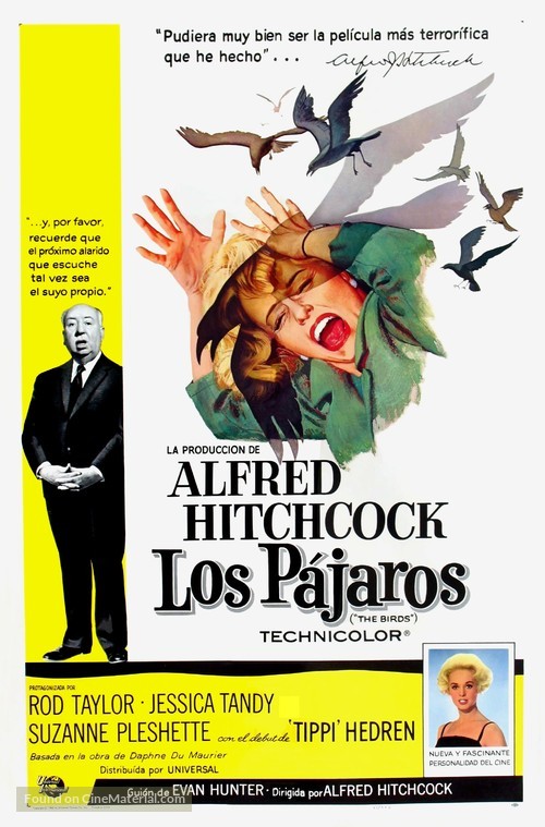 The Birds - Puerto Rican Movie Poster