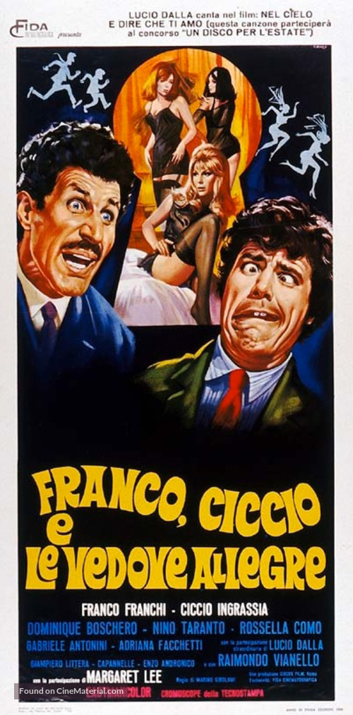 Franco, Ciccio e le vedove allegre - Italian Movie Poster