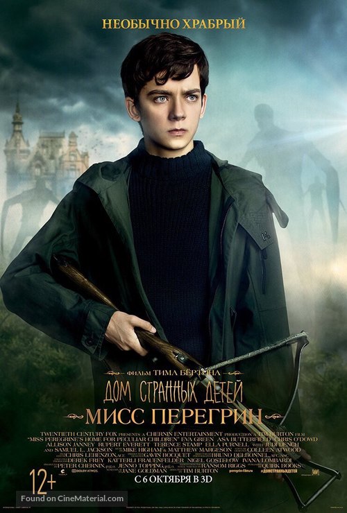 Miss Peregrine&#039;s Home for Peculiar Children - Russian Movie Poster