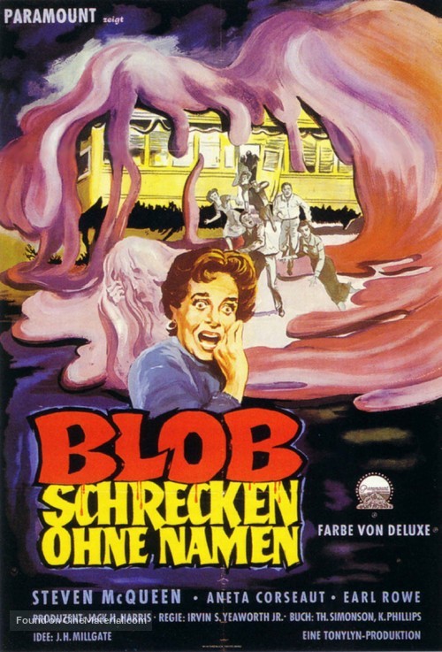 The Blob - German Movie Poster