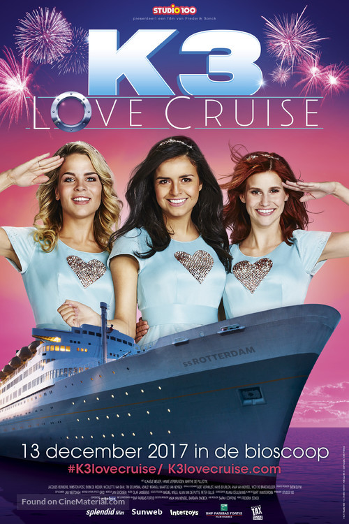 K3 Love Cruise - Dutch Movie Poster