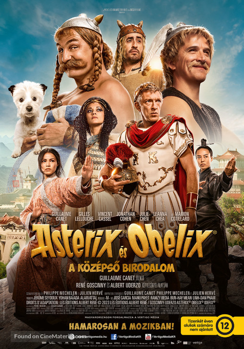 Ast&eacute;rix &amp; Ob&eacute;lix: L&#039;Empire du Milieu - Hungarian Movie Poster