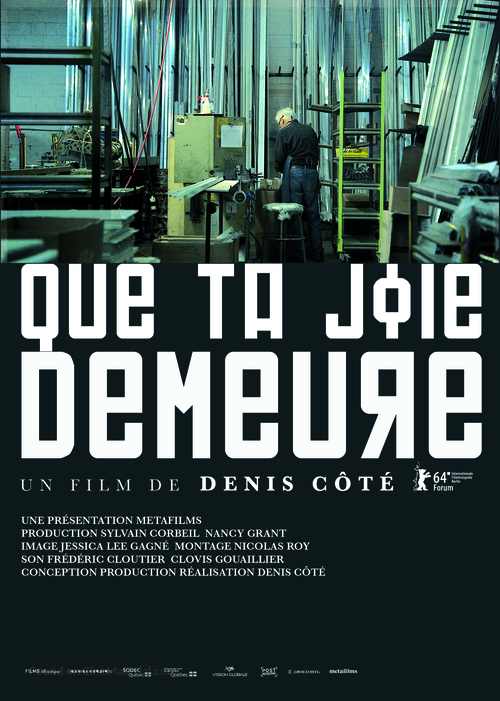 Que ta joie demeure - Canadian Movie Poster
