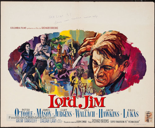 Lord Jim - Belgian Movie Poster
