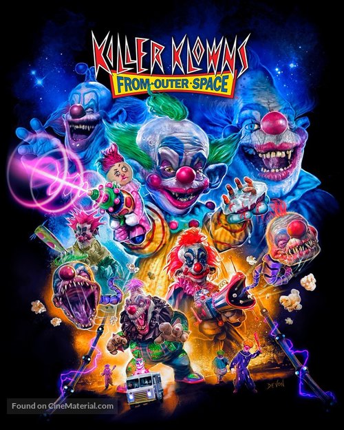 Killer Klowns from Outer Space - German Movie Cover