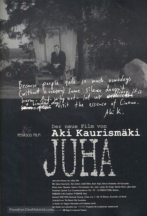 Juha - German Movie Poster