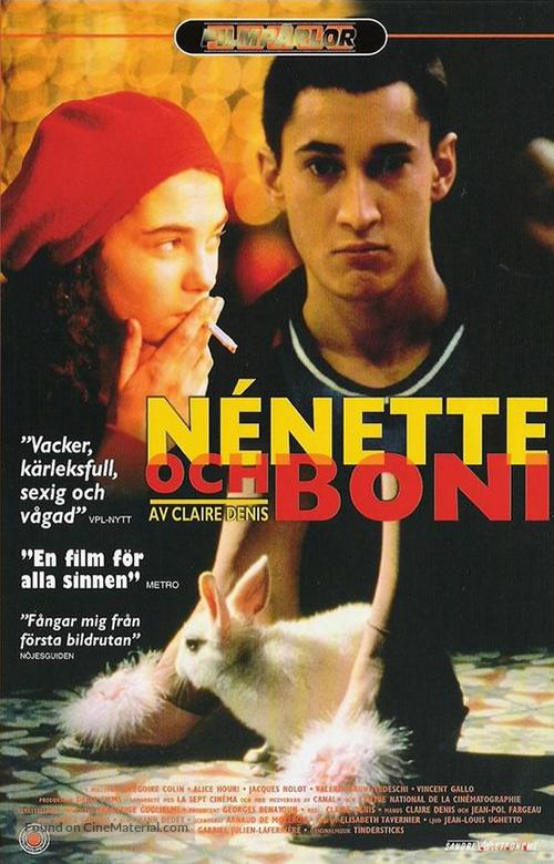 N&eacute;nette et Boni - Swedish Movie Poster