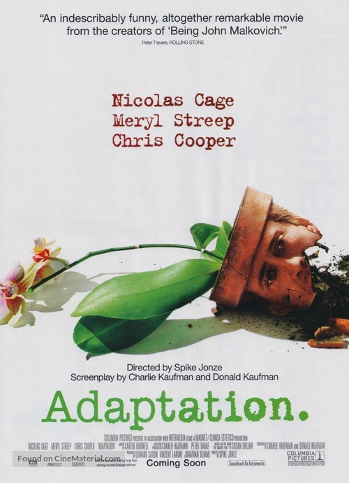 Adaptation. - Movie Poster