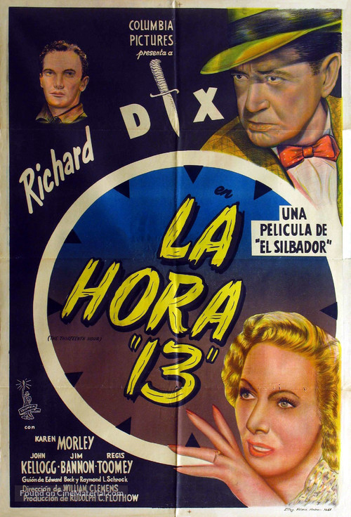 The Thirteenth Hour - Argentinian Movie Poster