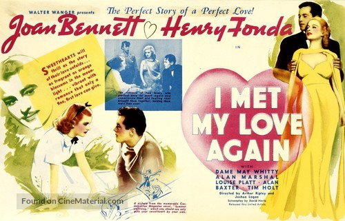 I Met My Love Again - poster