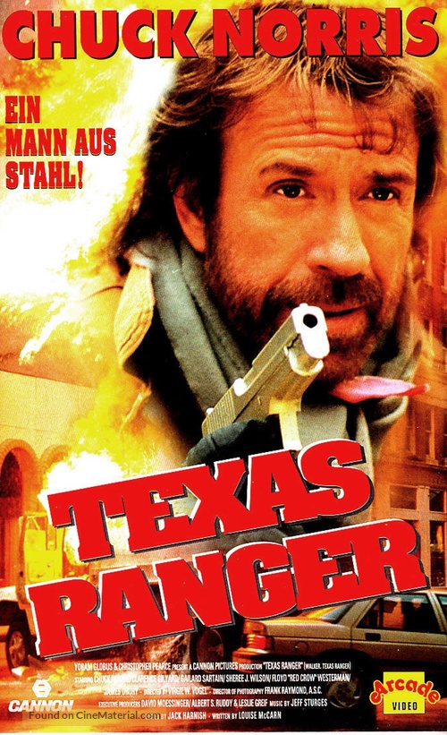 &quot;Walker, Texas Ranger&quot; - German VHS movie cover