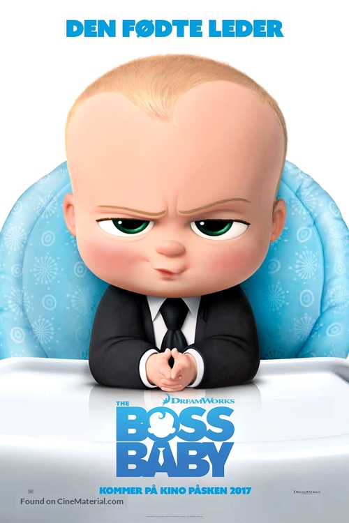 The Boss Baby - Norwegian Movie Poster