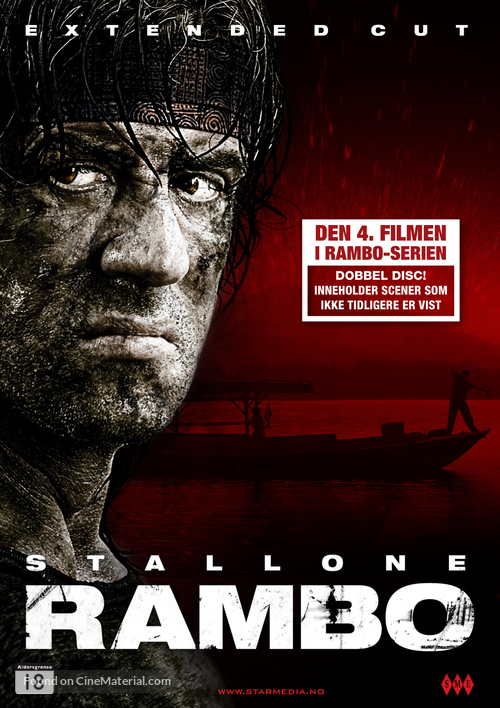 Rambo - Norwegian DVD movie cover