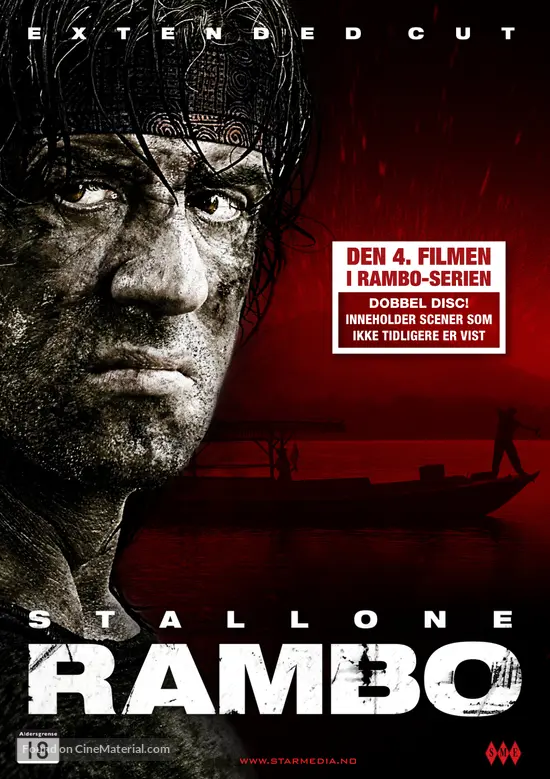 Rambo - Norwegian DVD movie cover