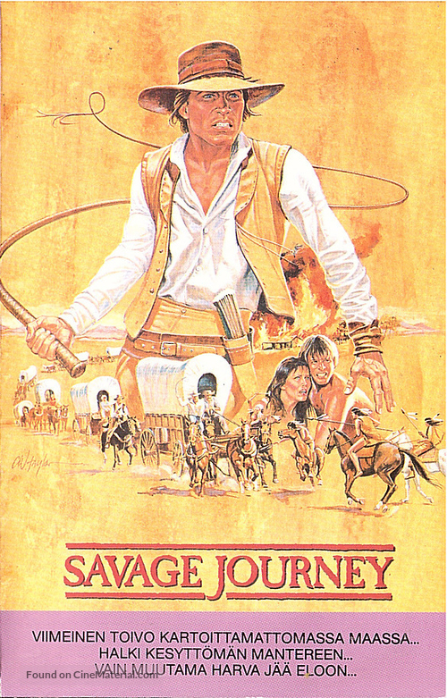 Savage Journey - Finnish VHS movie cover