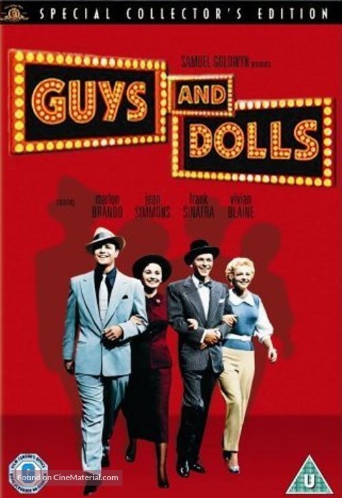 Guys and Dolls - British DVD movie cover