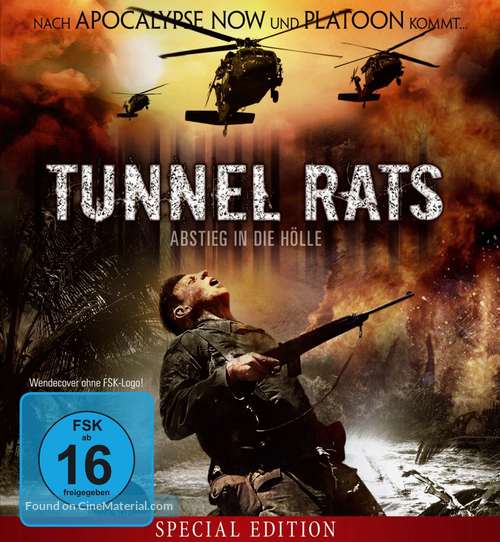 Tunnel Rats - German Movie Cover