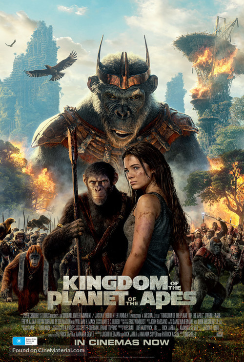 Kingdom of the Planet of the Apes - Australian Movie Poster