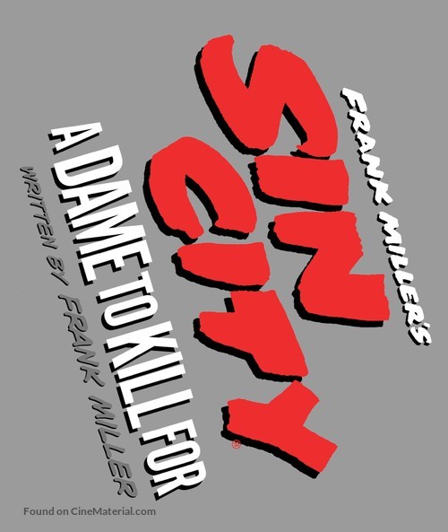Sin City: A Dame to Kill For - Canadian Logo