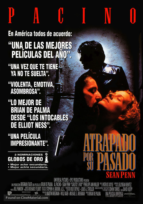 Carlito&#039;s Way - Spanish Movie Poster
